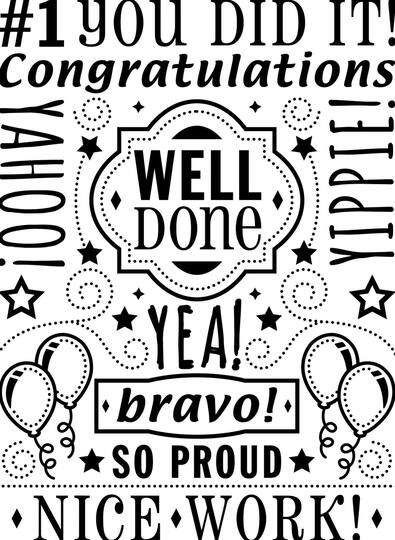 darice embossing folders congratulations